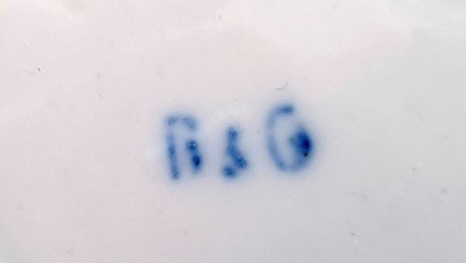 7 Antique B&G Bing & Grondahl plates decorated with flowers. Hand painted. - 5