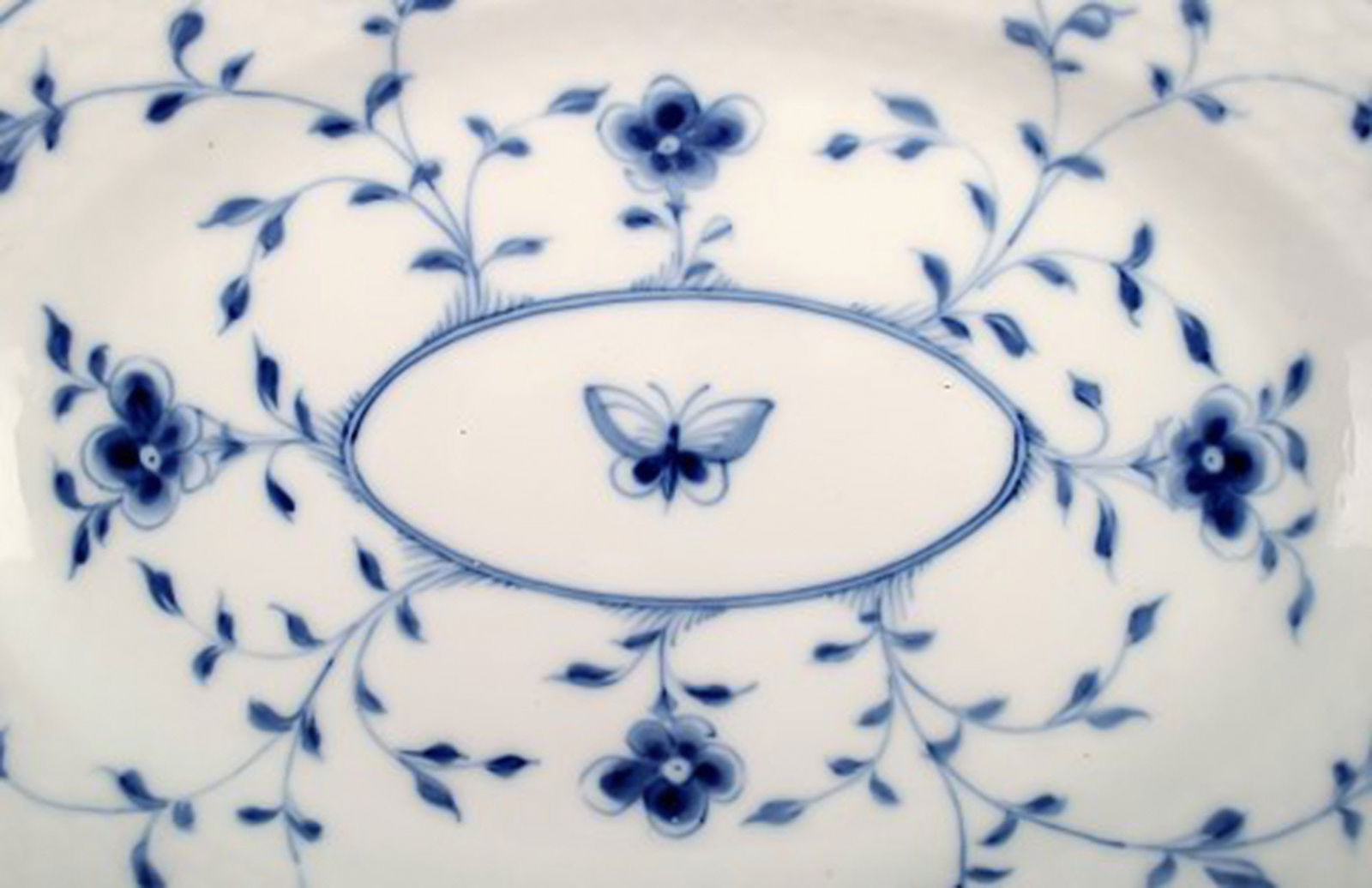 B & G Butterfly large oval platter. - 2