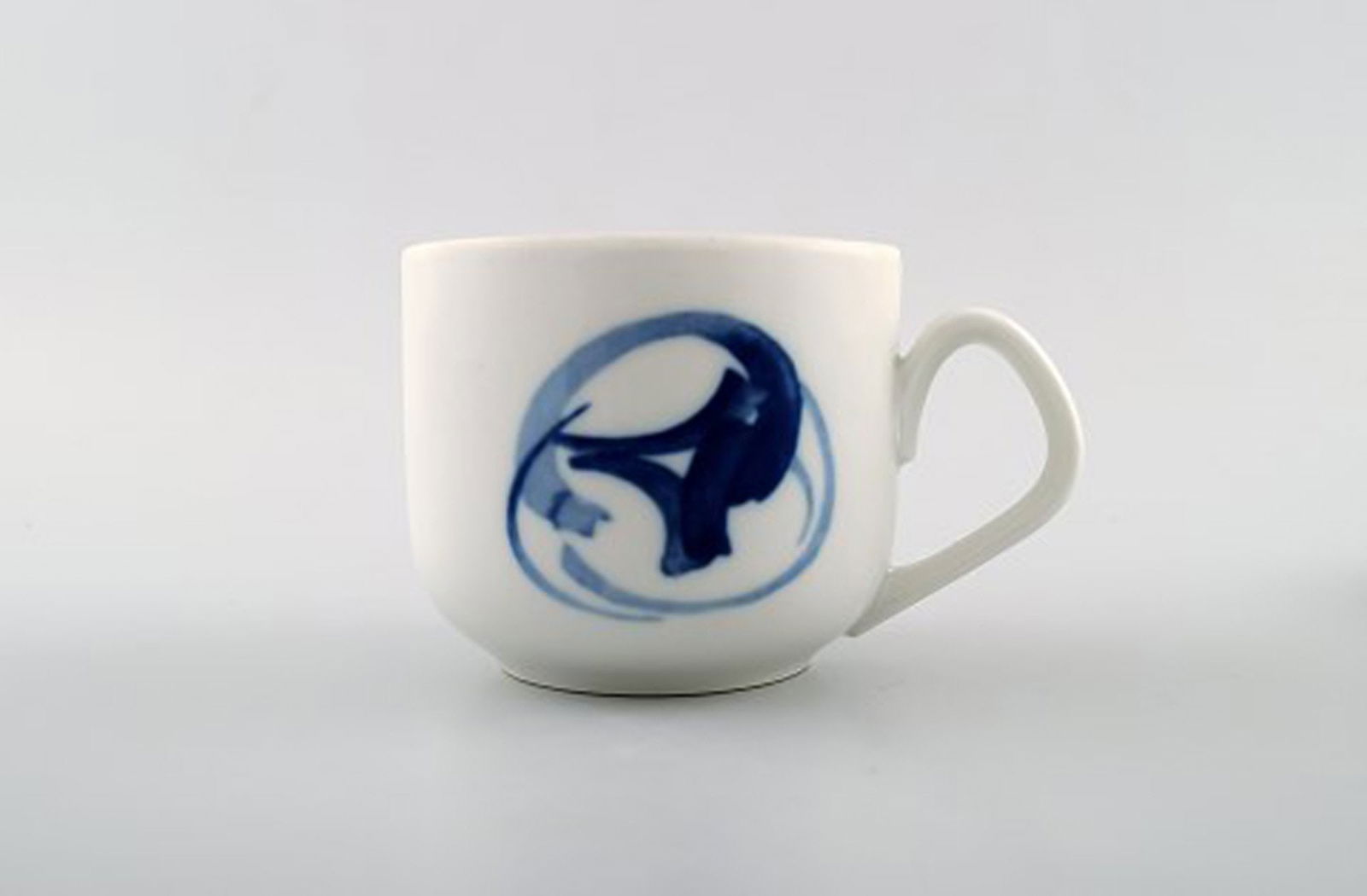 20 sets of Bing & Grondahl, B&G, BLUE Koppel, Coffee cups and saucers. - 2