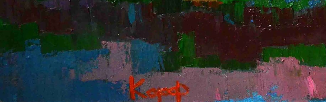 Oil painting Grandma at the gate Natalia Korf-Ivaniuk - 7