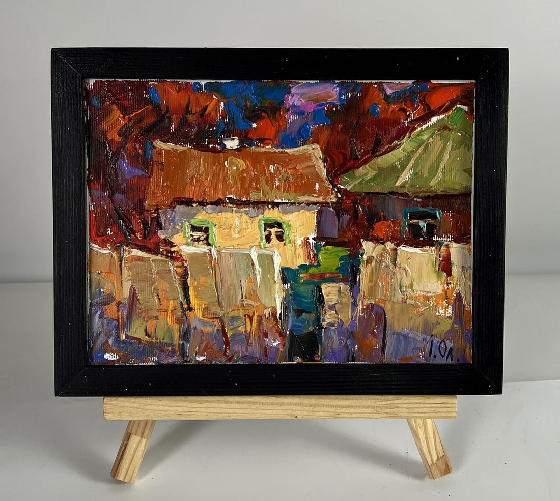 Oil painting A warm village evening Oleksiy Ivanyuk (1 of 11)