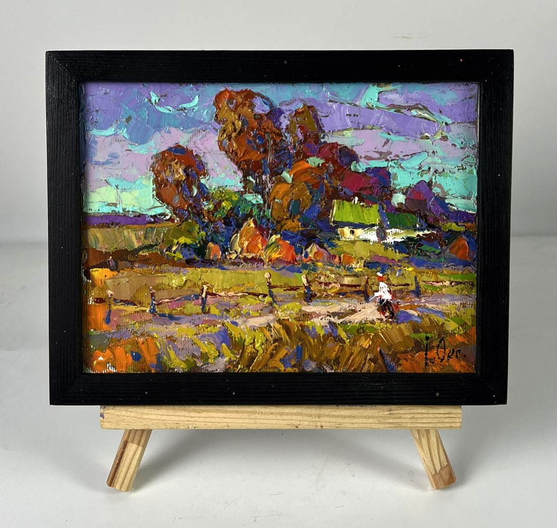 Oil painting Edge of the Village Oksana Ivanyuk: Title: Oil painting Edge of the Village Oksana Ivanyuk Description: NoAAA6428 *** ABOUT THIS PAINTING *** * TITLE: "Edge of the Village" * ARTISTS: Oksana Ivanyuk * SIZE: 15x20 cm/5.90x7.87 inches' *