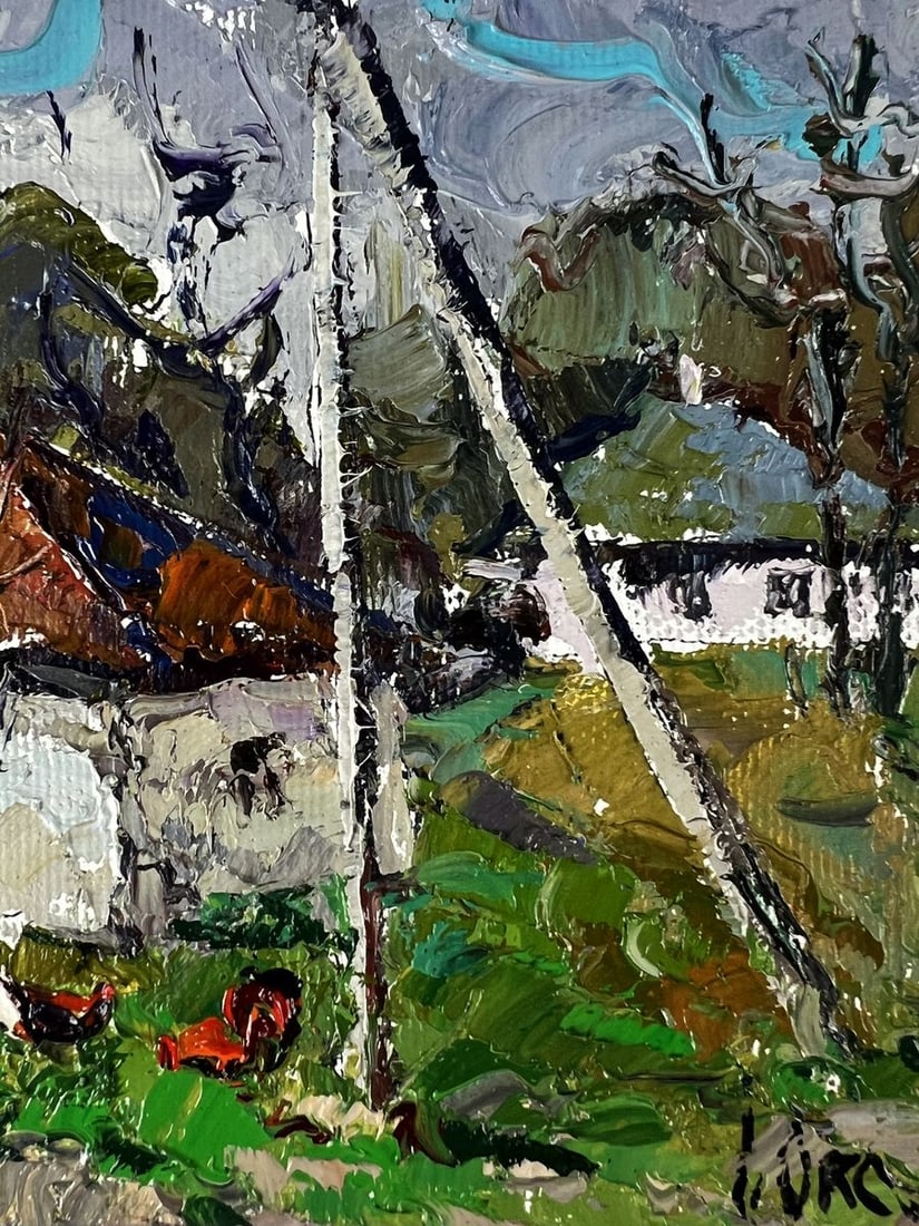 Oil painting Before the Rain Oksana Ivanyuk - 10