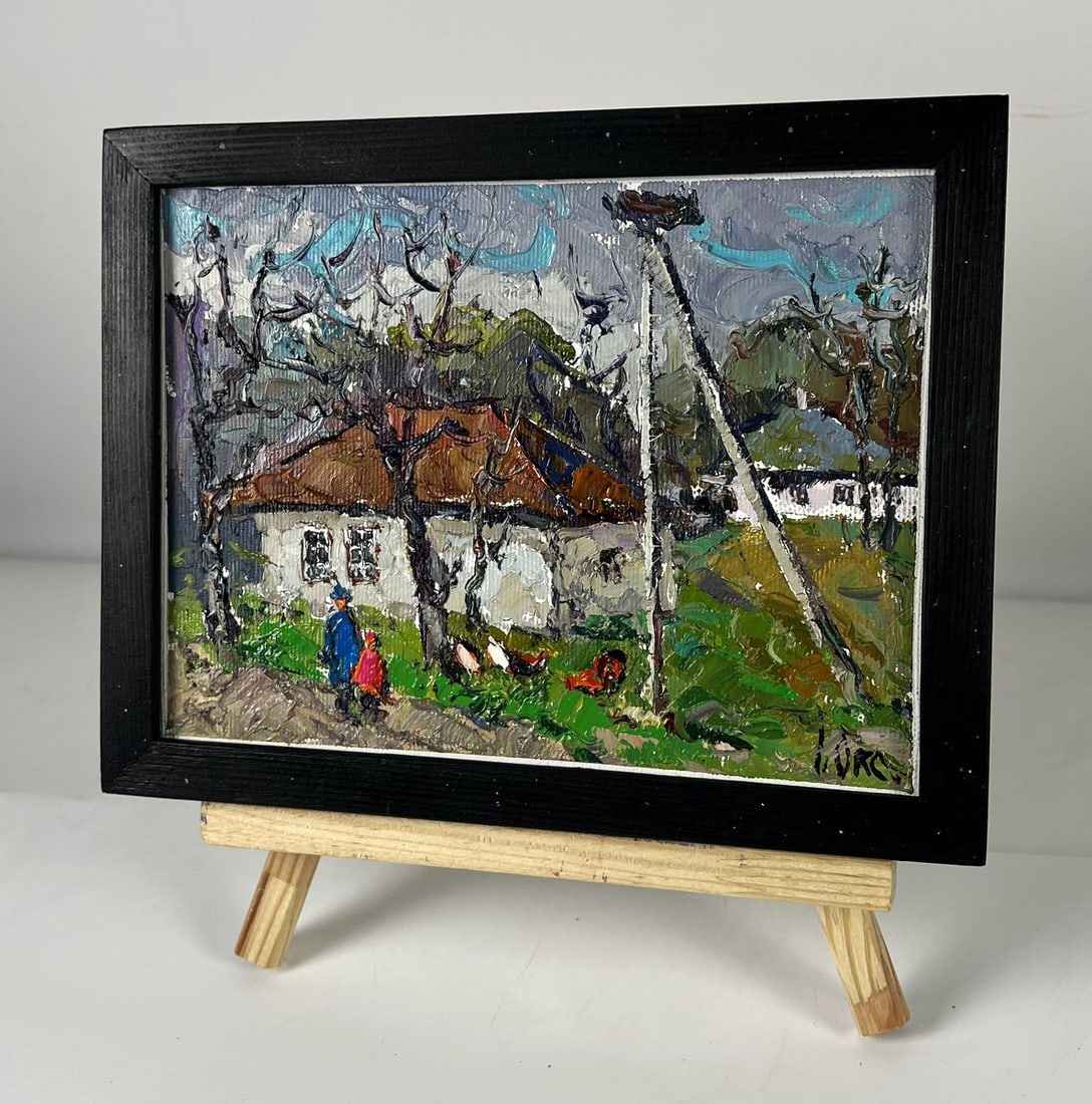 Oil painting Before the Rain Oksana Ivanyuk - 2