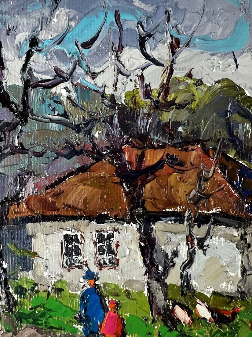 Oil painting Before the Rain Oksana Ivanyuk - 4