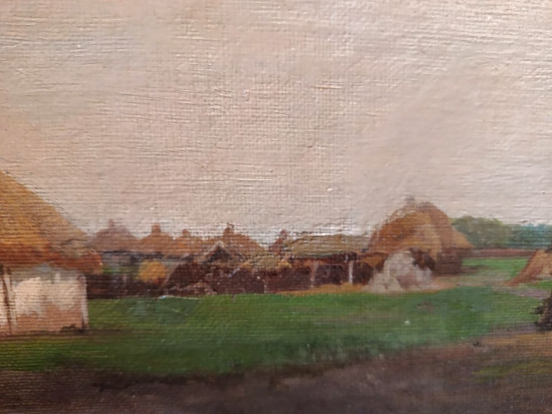 Oil painting Ancient village Vladimir Orlovsky - 4