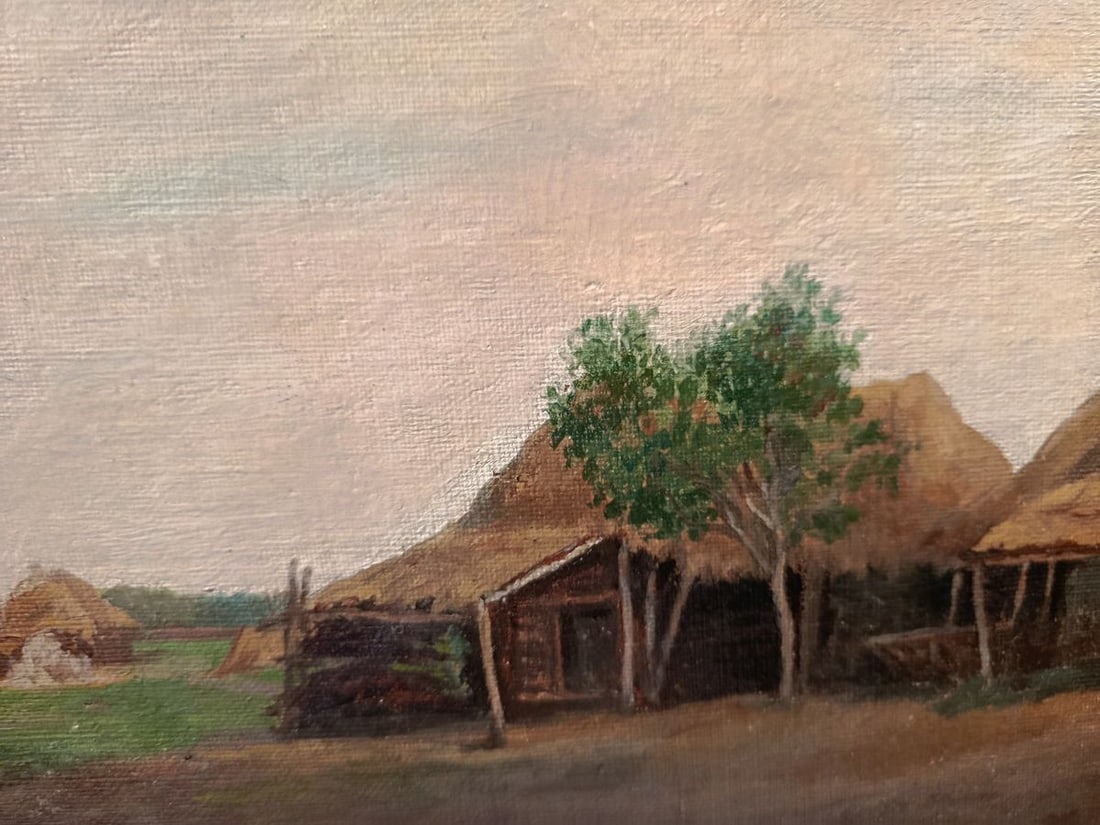 Oil painting Ancient village Vladimir Orlovsky - 5