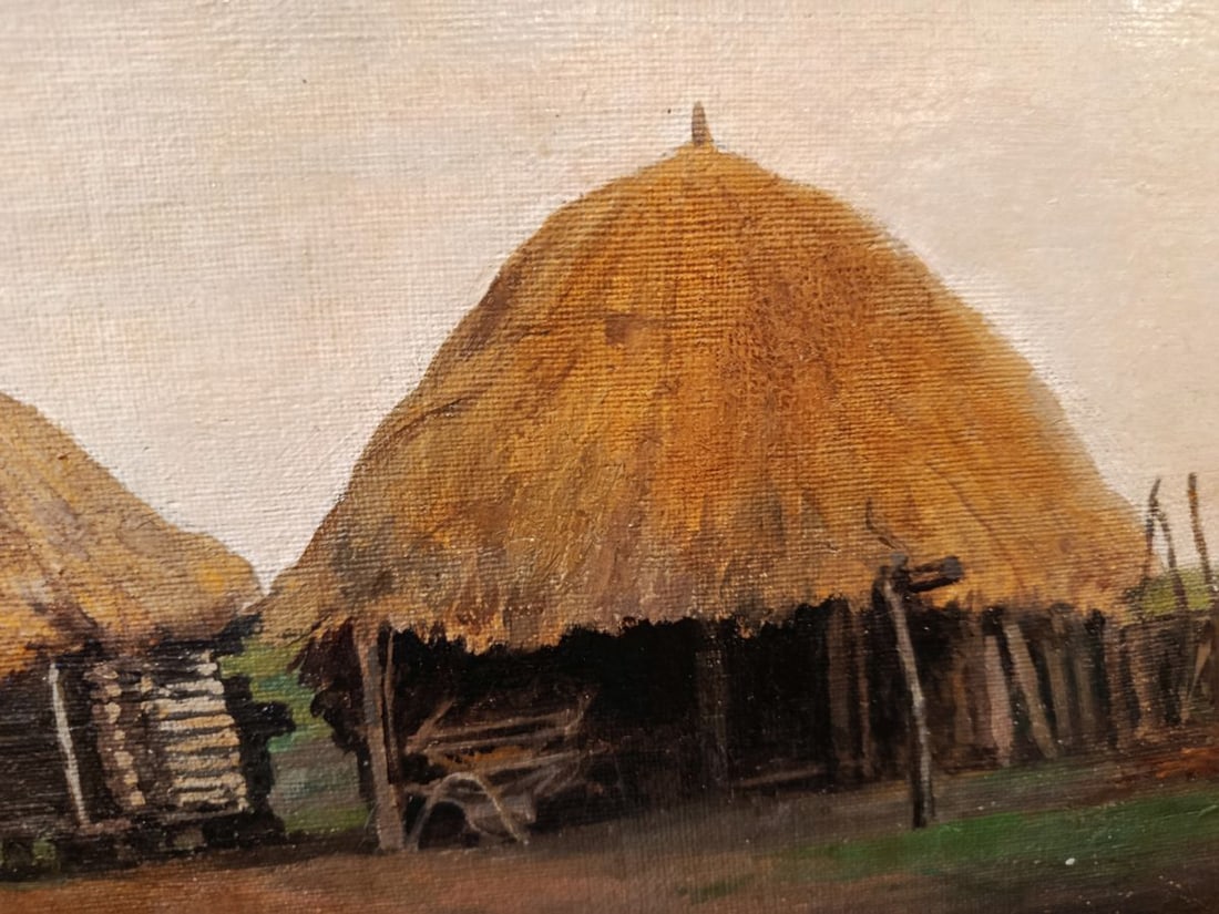 Oil painting Ancient village Vladimir Orlovsky - 7