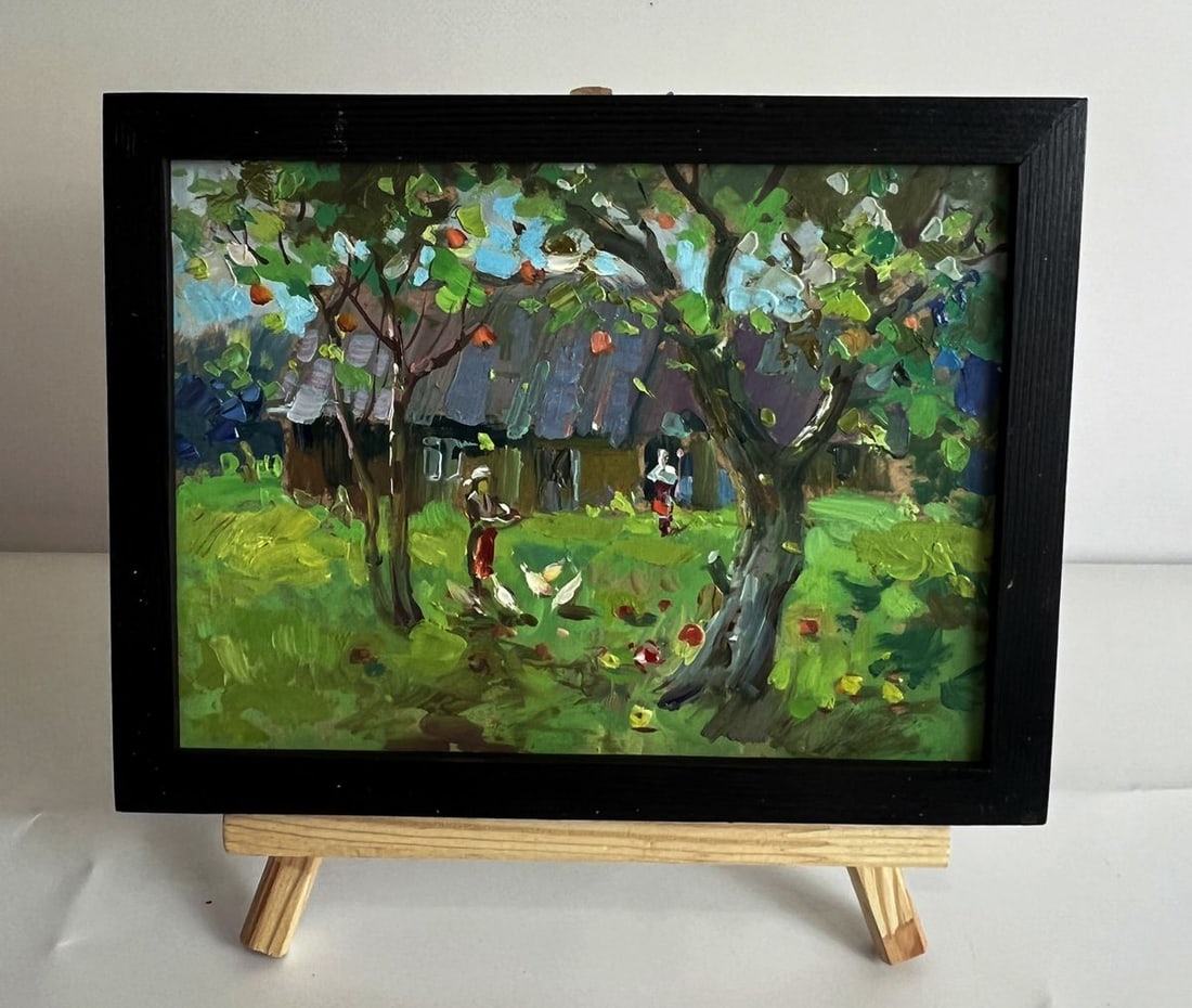 Oil painting Countryside walk Yuriy Suprunchuk: Title: Oil painting Countryside walk Yuriy Suprunchuk Description: NoAAA6088 *** ABOUT THIS PAINTING *** * TITLE: "Countryside walk" * ARTISTS: Yuriy Suprunchuk * SIZE: 15x20 cm/5.90x7.87 inches'