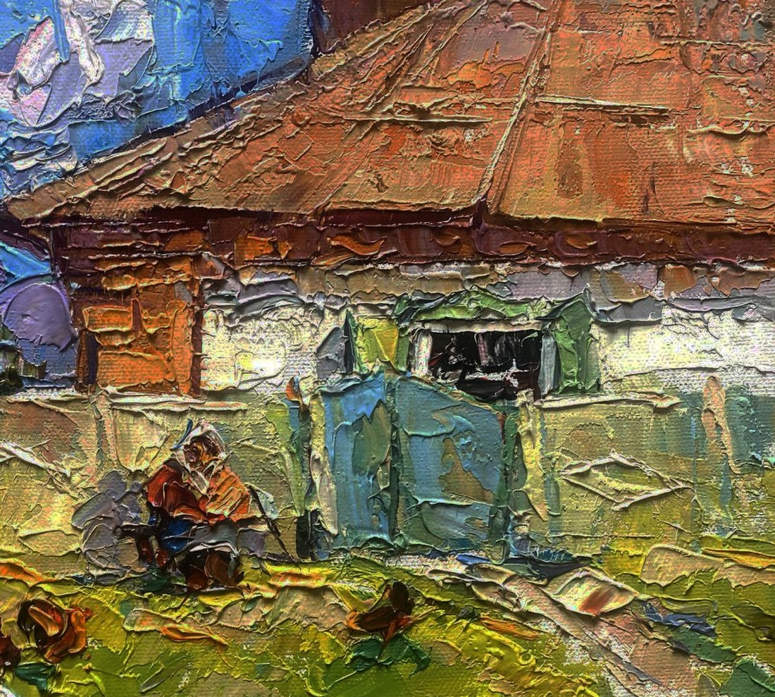 Oil painting Spring Awakening in colors Alex Kaleniuk - 4