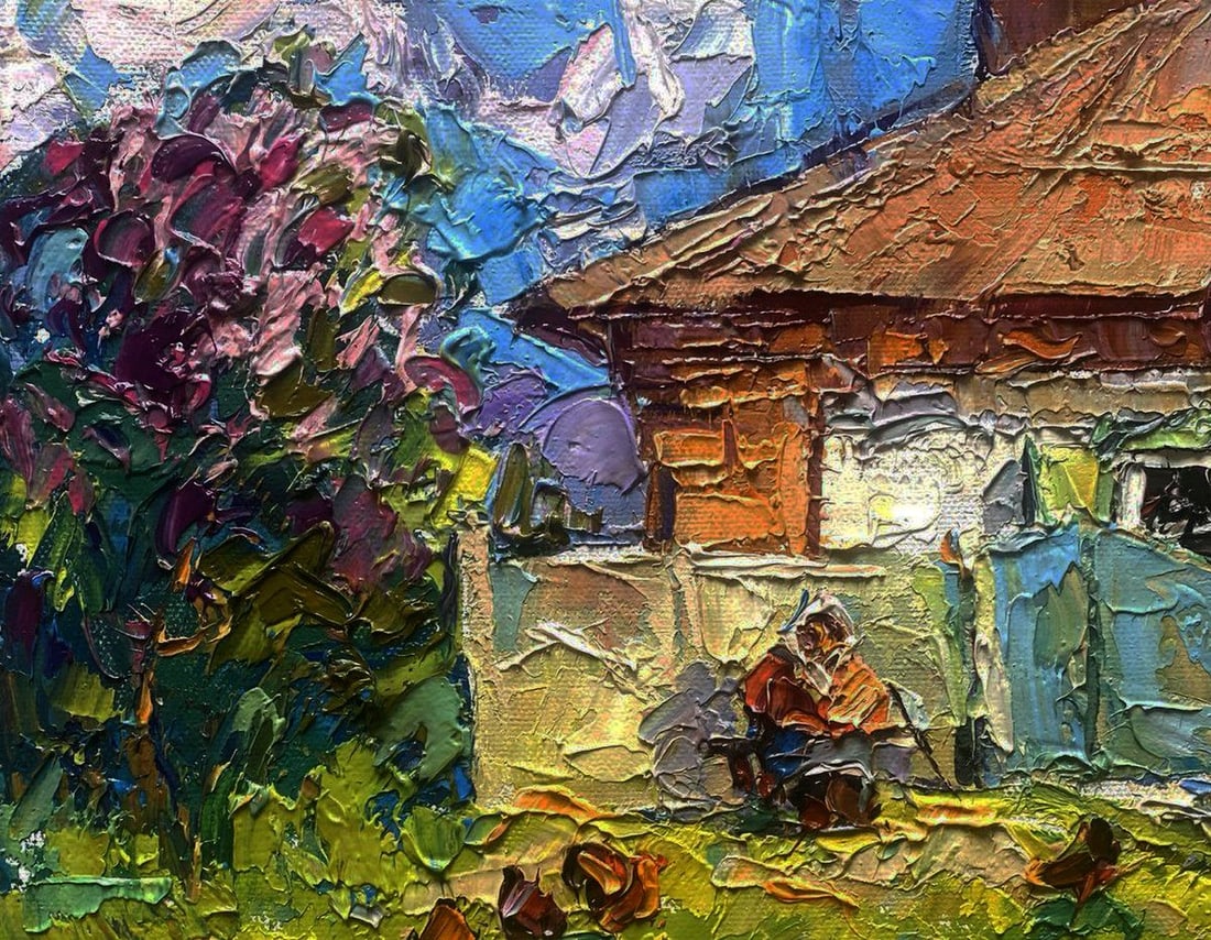 Oil painting Spring Awakening in colors Alex Kaleniuk - 5