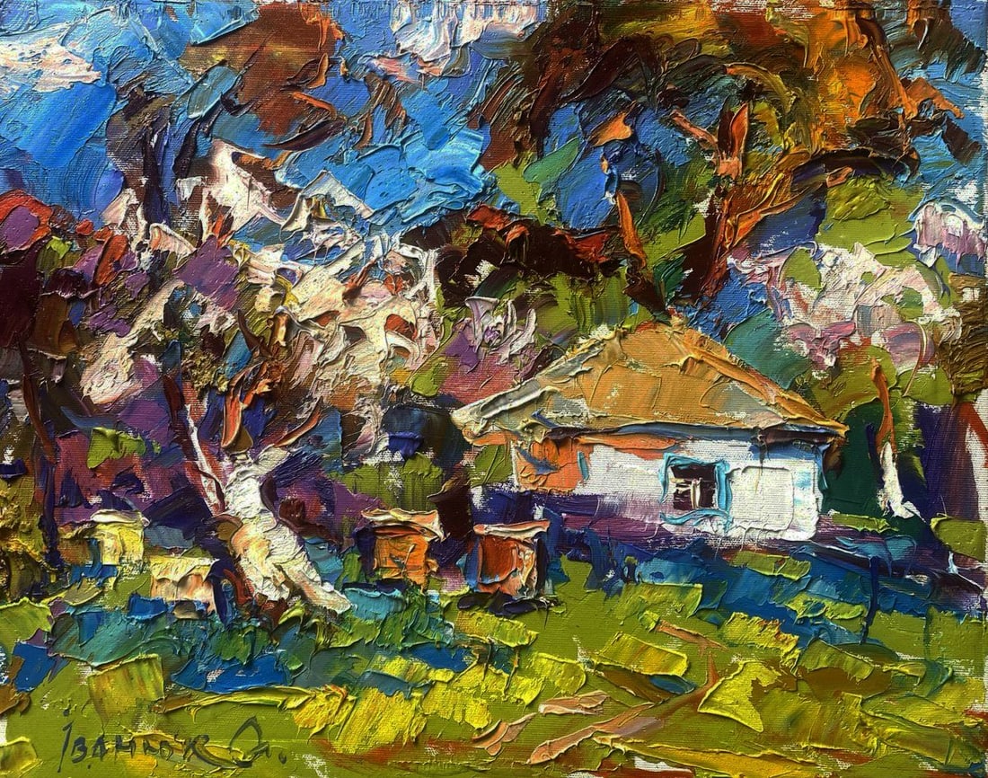 Oil painting The earth is waking up spring has come Oleksiy Ivanyuk: Title: Oil painting The earth is waking up spring has come Oleksiy Ivanyuk Description: NoKalen 1639The Oil painting Canvas titled "The earth is waking up spring has come" captures the raw and