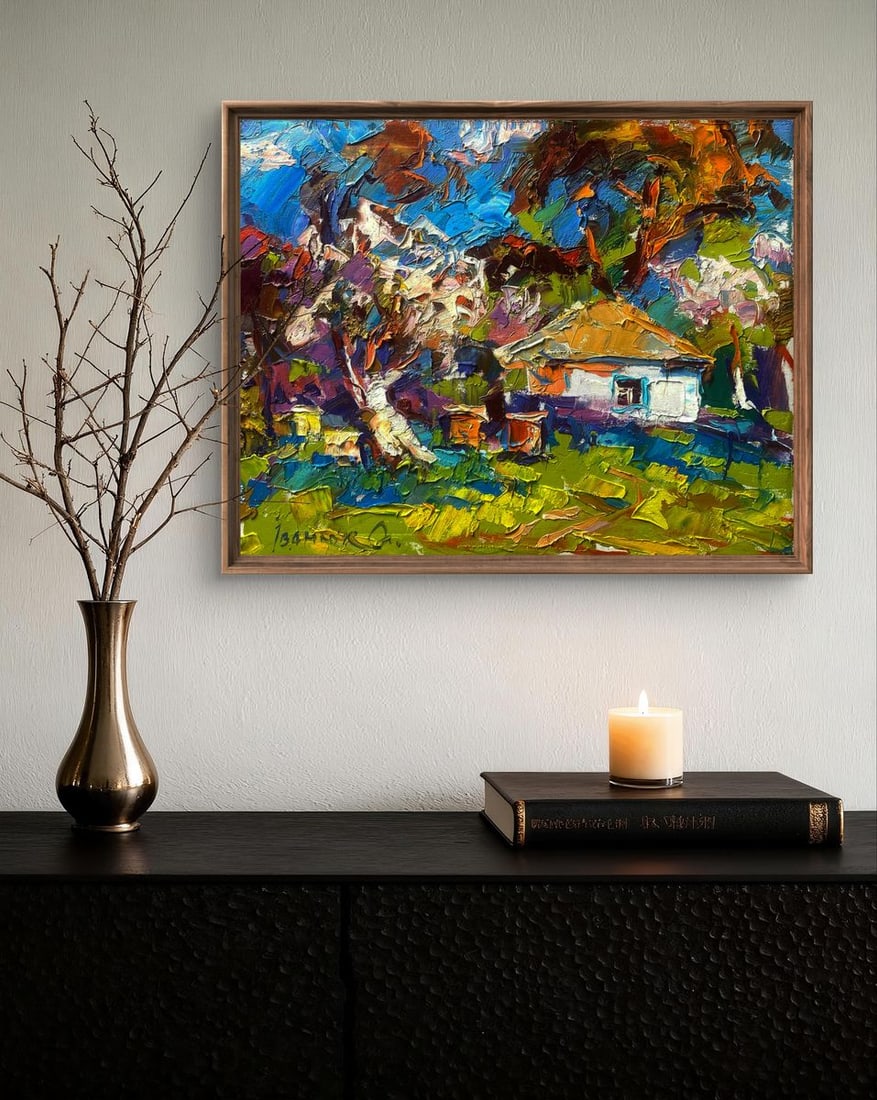 Oil painting The earth is waking up spring has come Oleksiy Ivanyuk - 2