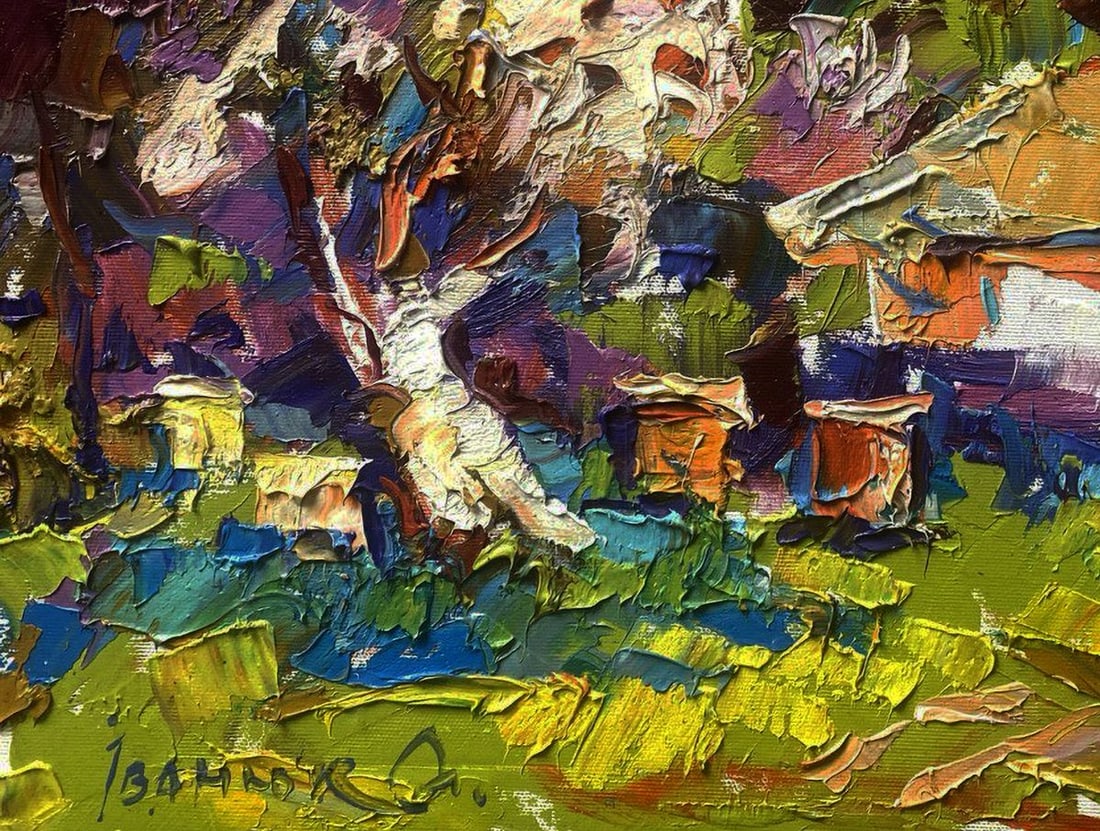 Oil painting The earth is waking up spring has come Oleksiy Ivanyuk - 6