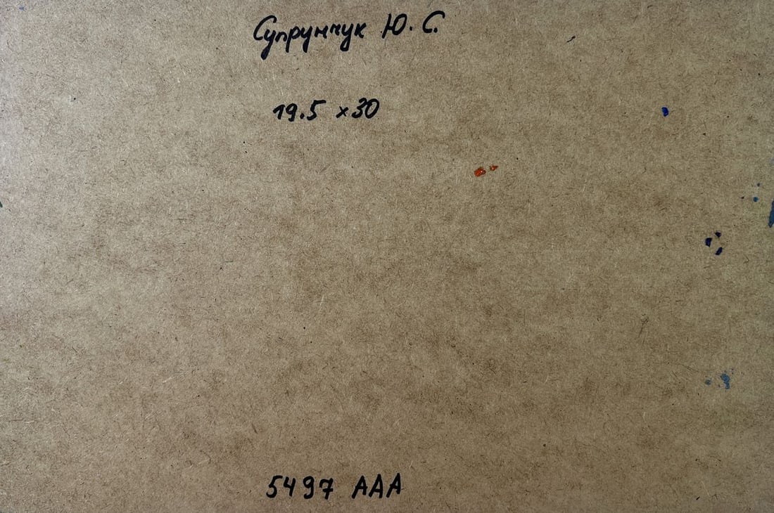 Oil painting Quiet village on a green hill Yuriy Suprunchuk - 10