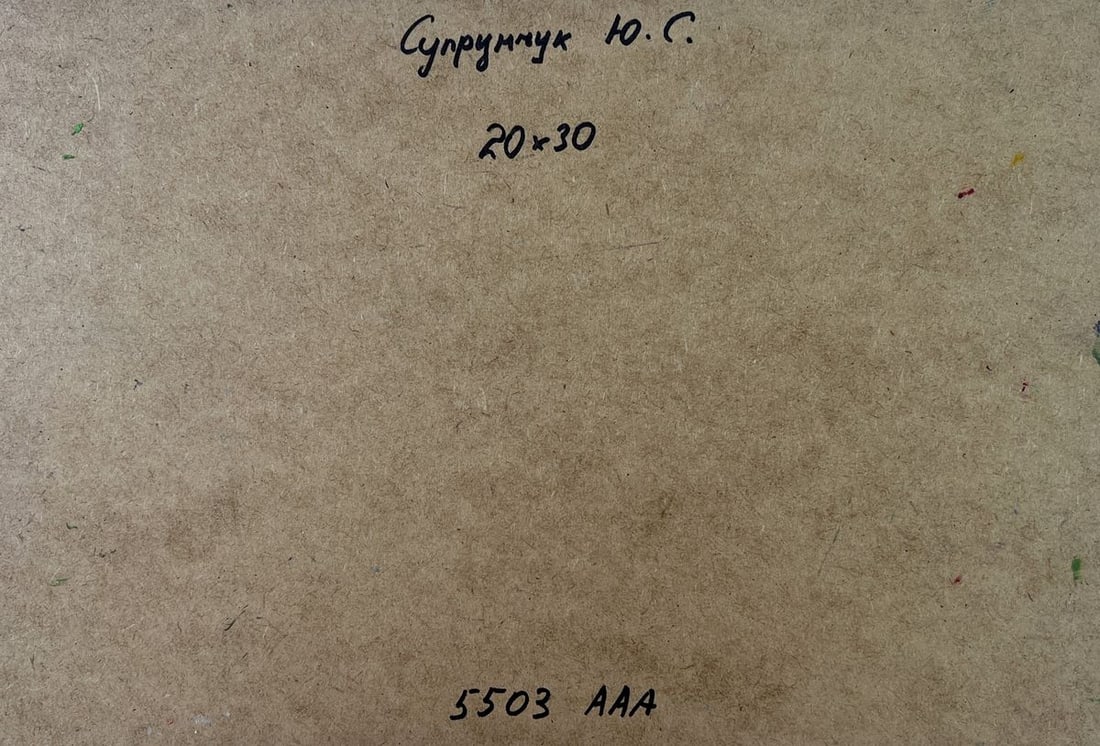 Oil painting Lonely house on the green of the hill Yuriy Suprunchuk - 10