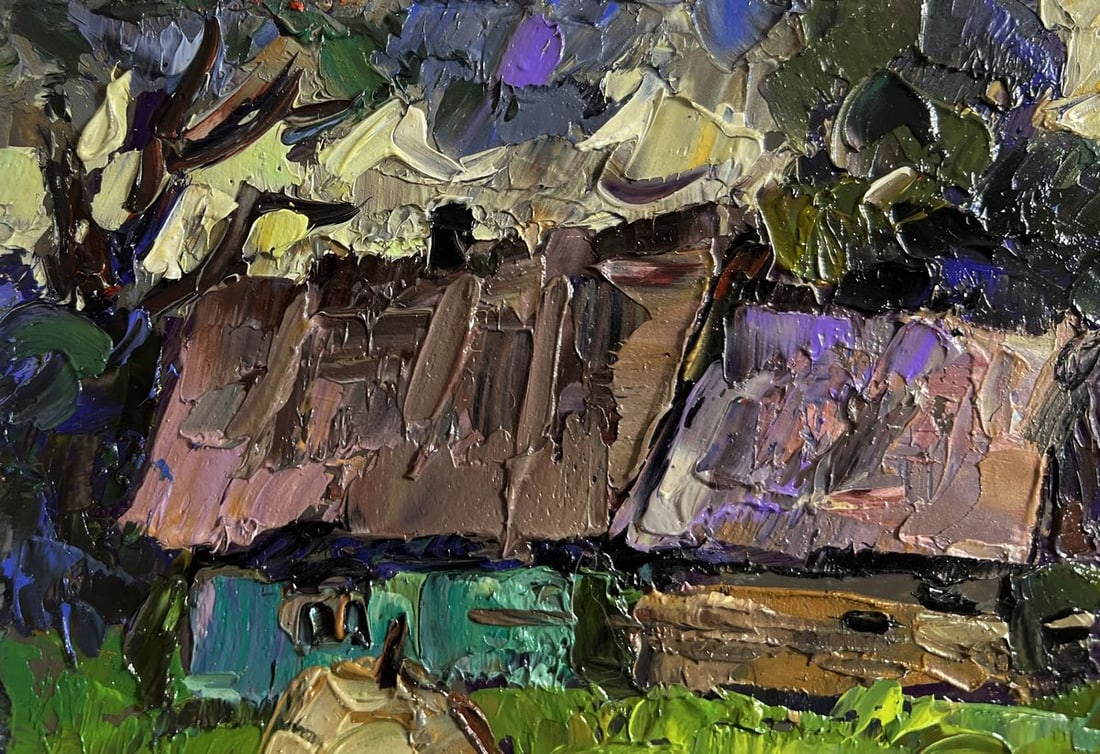 Oil painting Evening cold breeze Alex Kalenyuk - 6