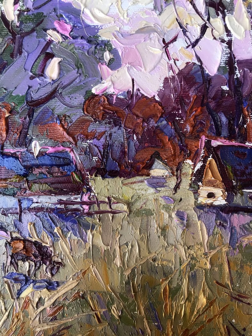 Oil painting On the edge of the forest Alex Kalenyuk - 10