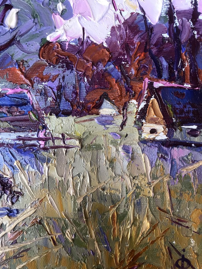 Oil painting On the edge of the forest Alex Kalenyuk - 11