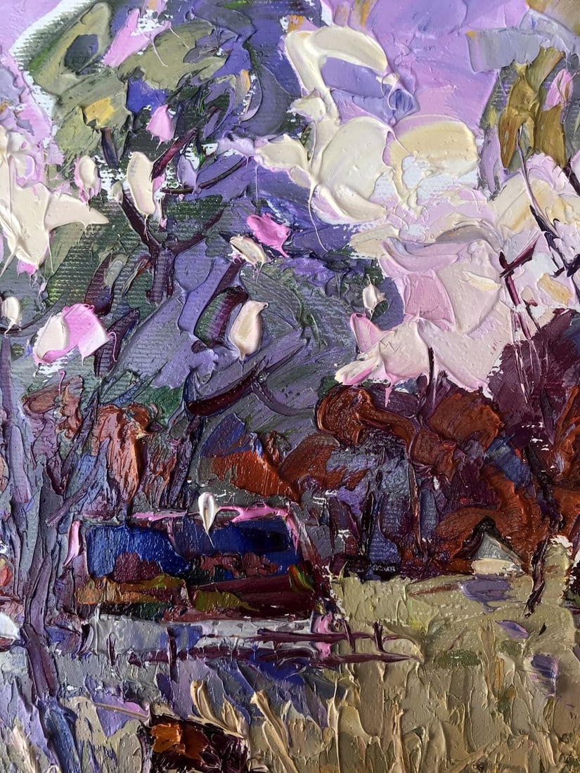 Oil painting On the edge of the forest Alex Kalenyuk - 4