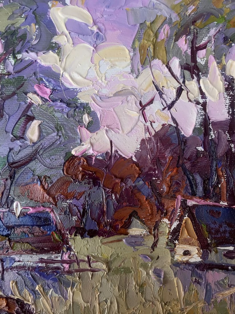 Oil painting On the edge of the forest Alex Kalenyuk - 5