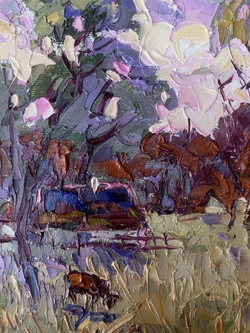 Oil painting On the edge of the forest Alex Kalenyuk - 6