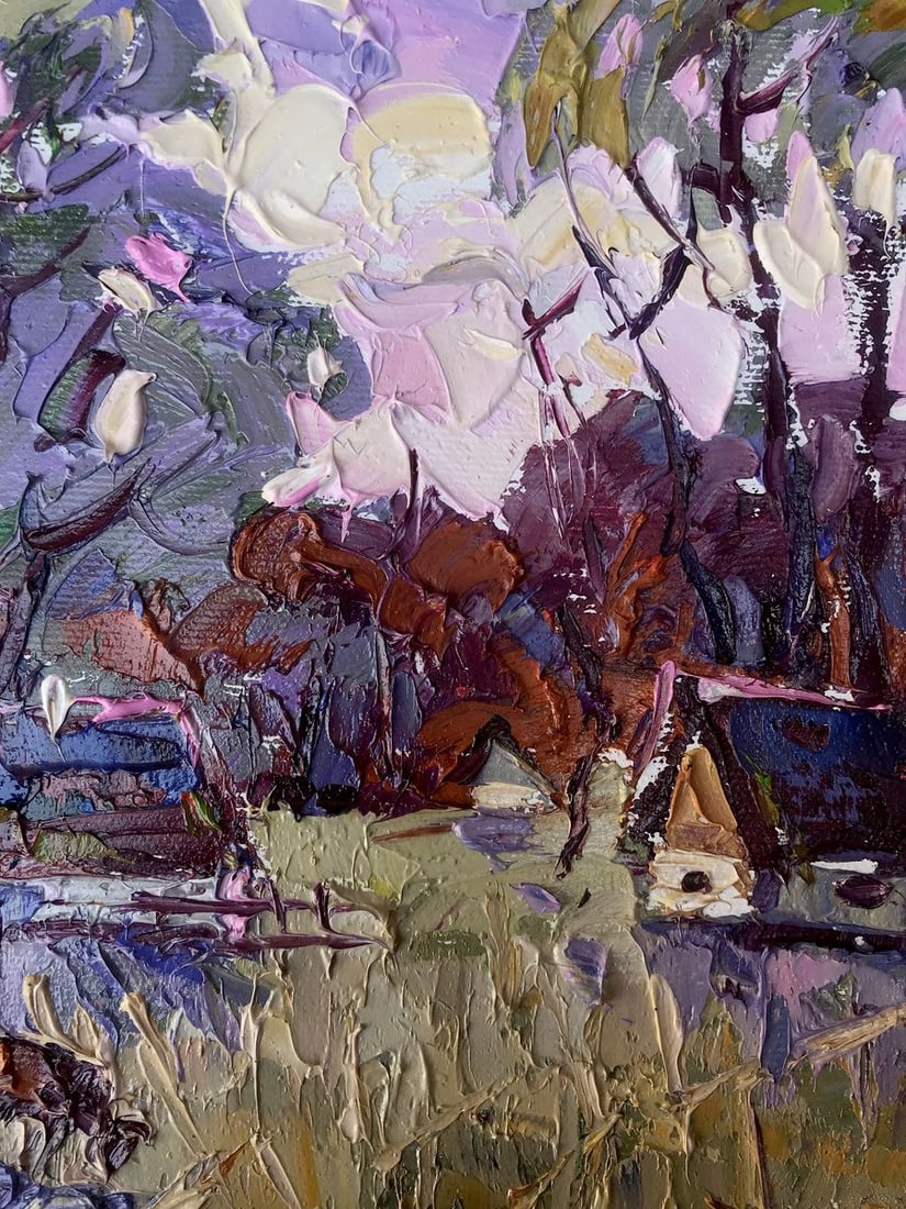 Oil painting On the edge of the forest Alex Kalenyuk - 7