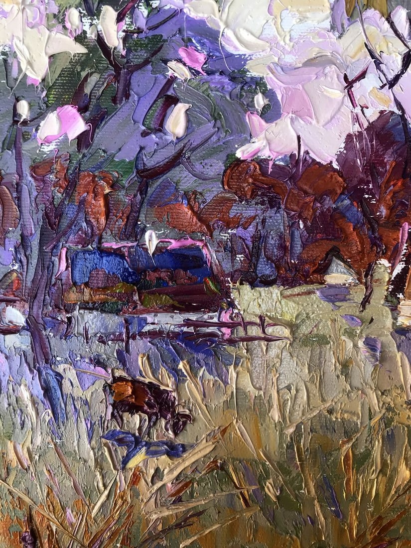 Oil painting On the edge of the forest Alex Kalenyuk - 8