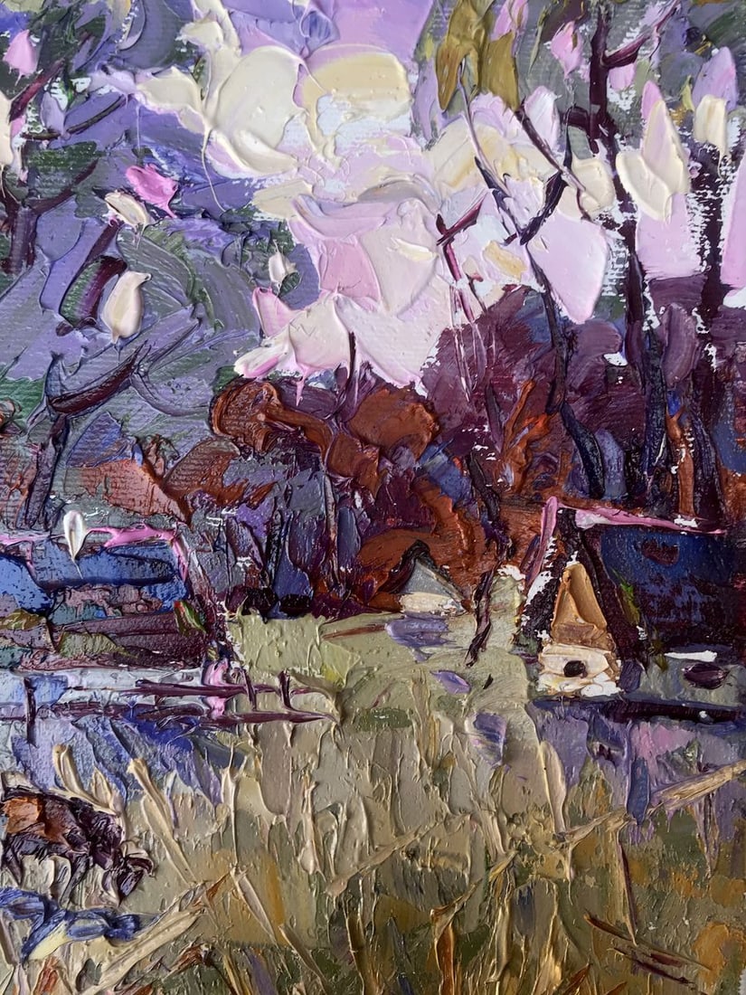 Oil painting On the edge of the forest Alex Kalenyuk - 9