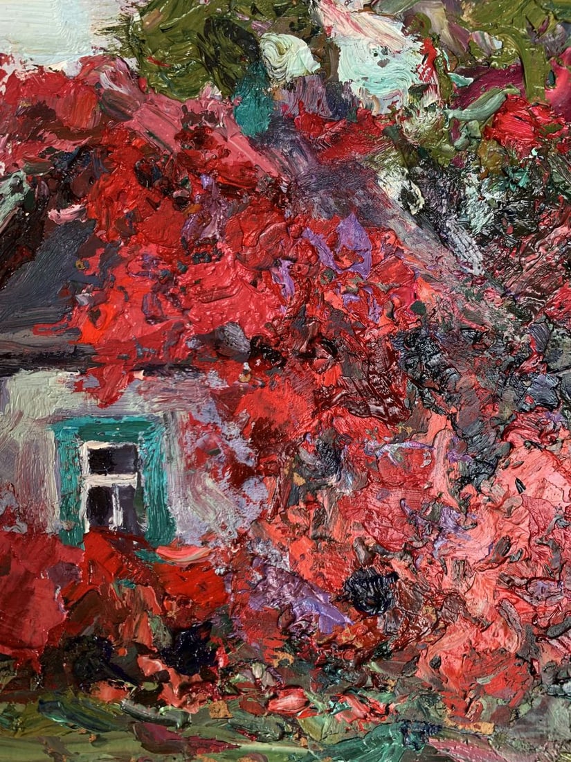Oil painting A house under hops Alexander Cherednichenko - 7