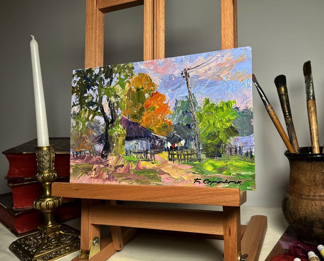 Oil painting September day Boris Serdyuk - 2