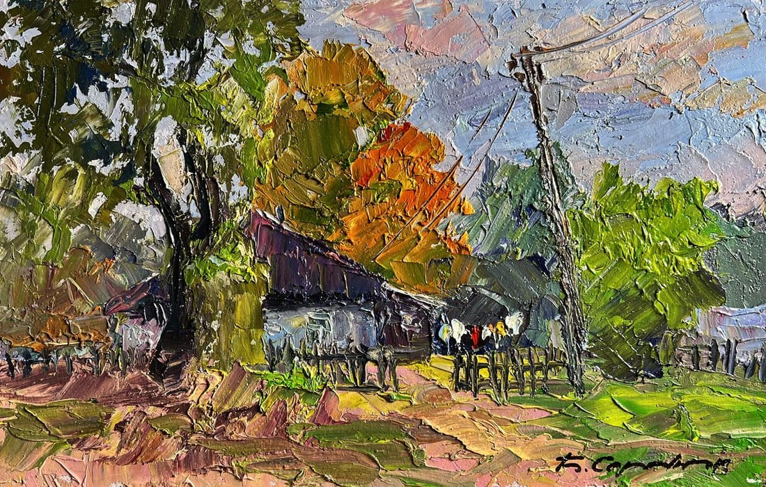 Oil painting September day Boris Serdyuk - 3