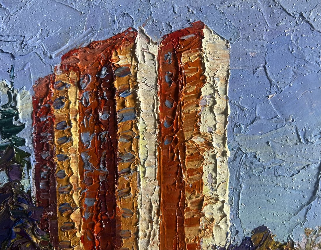 Oil painting Summer city park Boris Serdyuk - 6