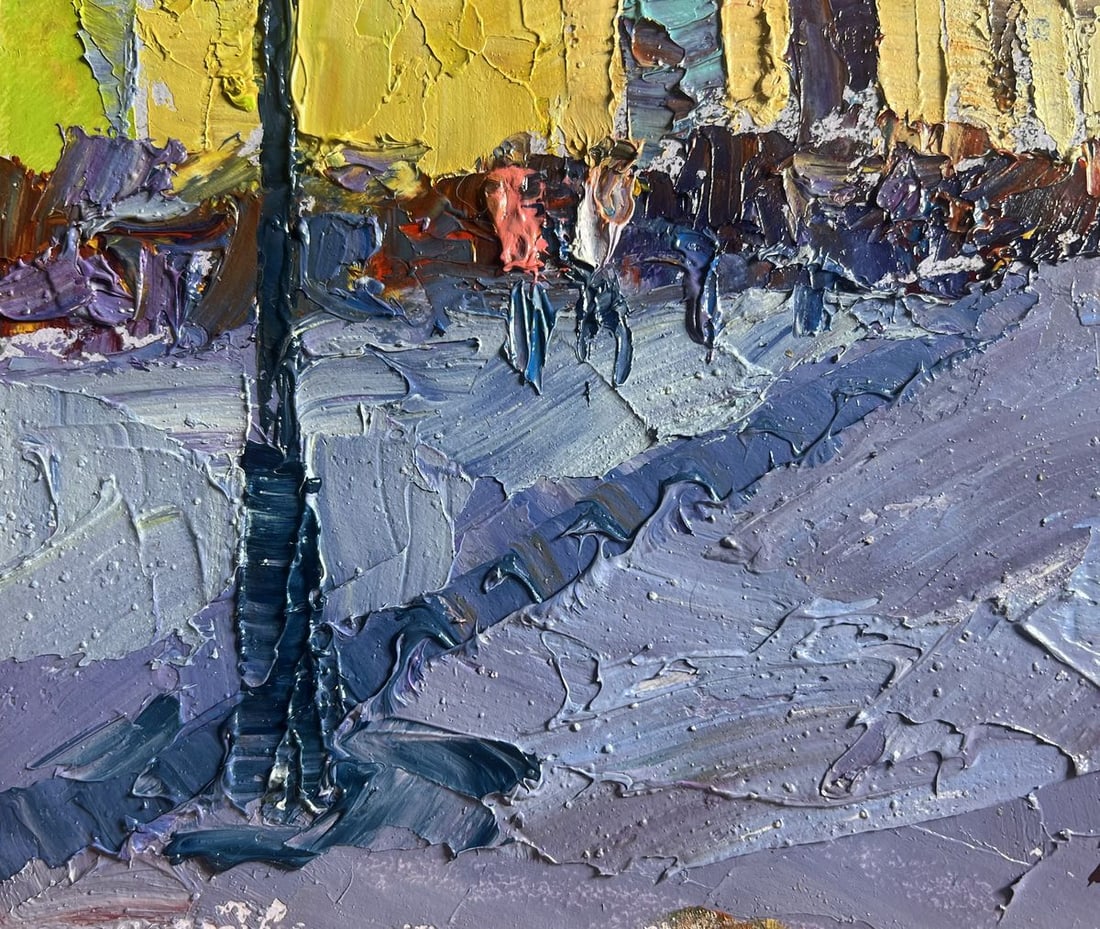 Oil painting Summer day in the city Boris Serdyuk - 6