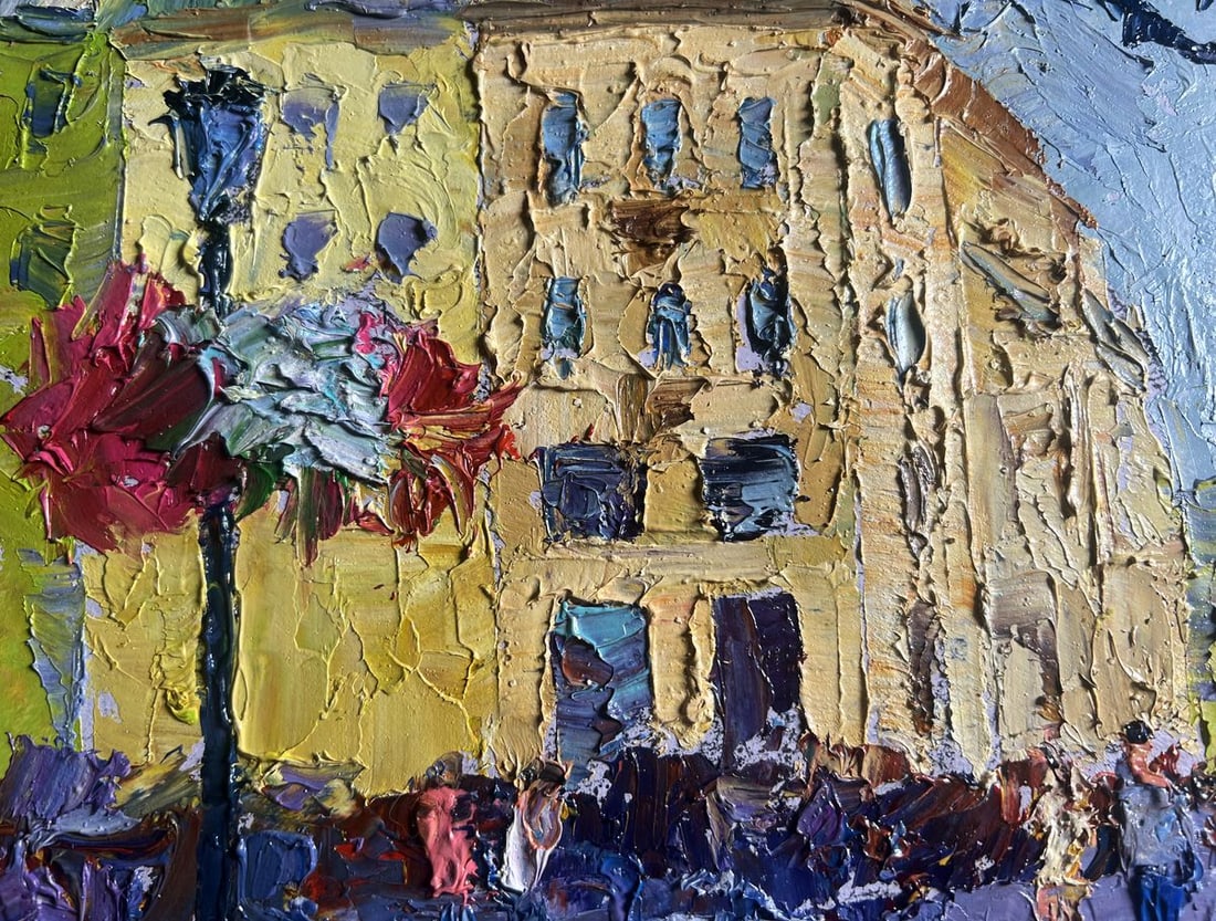 Oil painting Summer day in the city Boris Serdyuk - 7