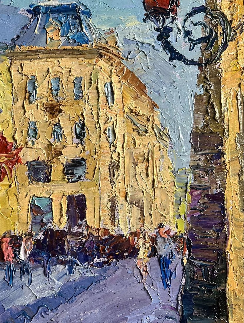 Oil painting Summer day in the city Boris Serdyuk - 8