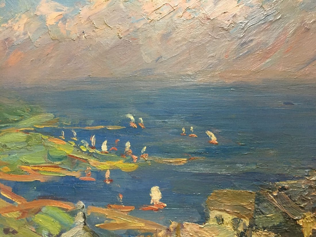 Oil painting City landscape Khodchenko Lev Pavlovich - 3