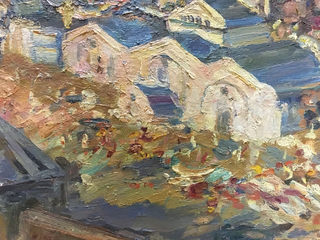 Oil painting City landscape Khodchenko Lev Pavlovich - 4