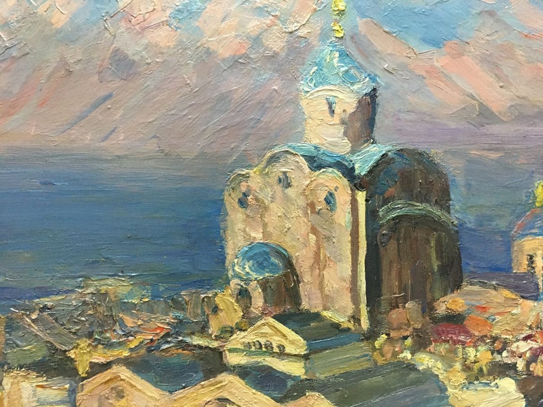 Oil painting City landscape Khodchenko Lev Pavlovich - 5