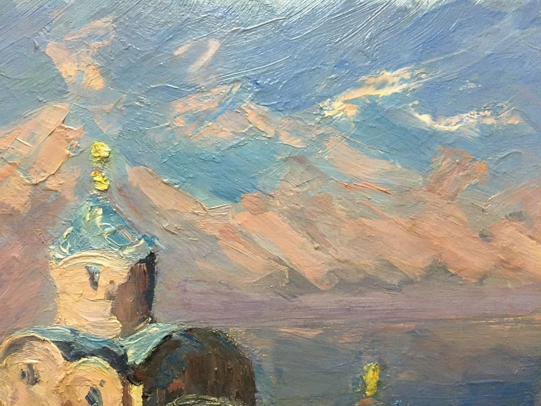 Oil painting City landscape Khodchenko Lev Pavlovich - 9