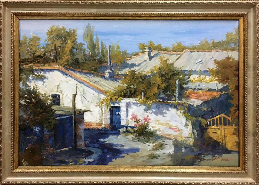 Oil painting The yard Semenenko P. S. (1 of 8)