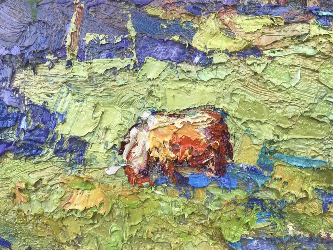 Oil painting In the meadow Kalenyuk Oksana - 3