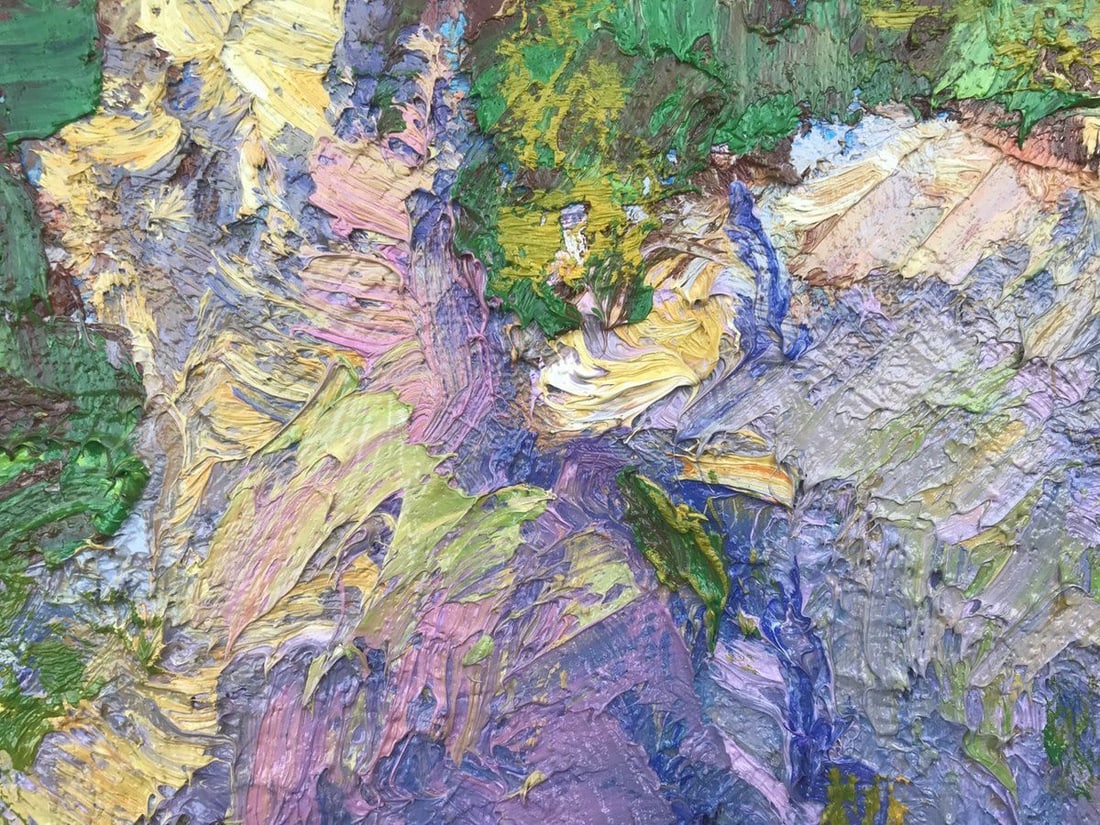 Oil painting In the meadow Kalenyuk Oksana - 5