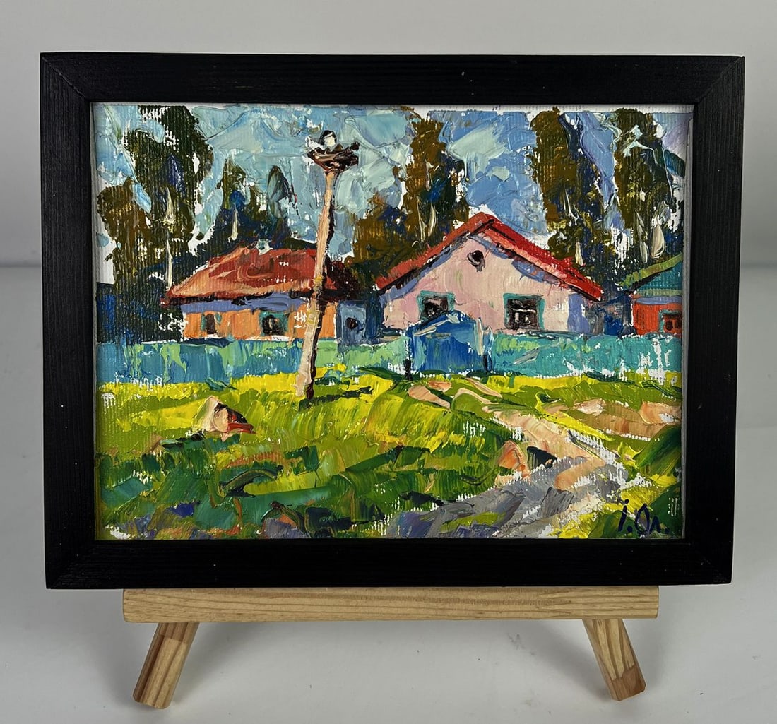 Oil painting A quiet street in the village Oleksiy Ivanyuk: Title: Oil painting A quiet street in the village Oleksiy Ivanyuk Description: NoAAA6170 *** ABOUT THIS PAINTING *** * TITLE: "A quiet street in the village" * ARTISTS: Oleksiy Ivanyuk * SIZE: 15x20 c