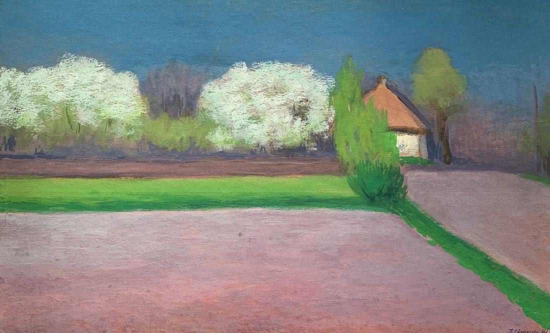 Oil painting Old house on the edge of the village Ivan Tsyupka: Title: Oil painting Old house on the edge of the village Ivan Tsyupka Description: No1794 *** ABOUT THIS PAINTING *** * TITLE: "Old house on the edge of the village" * ARTISTS: Ivan Kirillovich Tsyupk