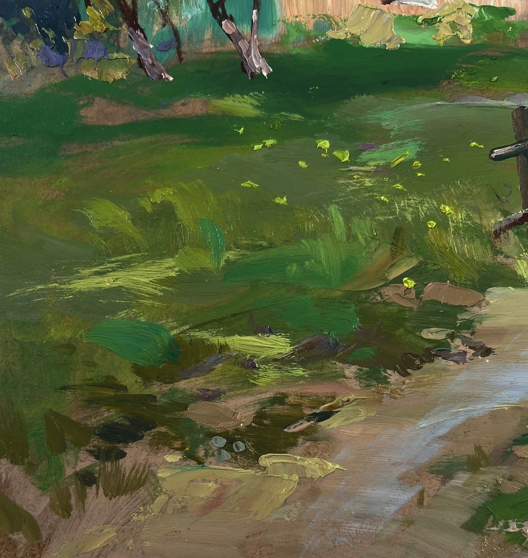 Oil painting A quiet village corner Yuriy Suprunchuk - 7