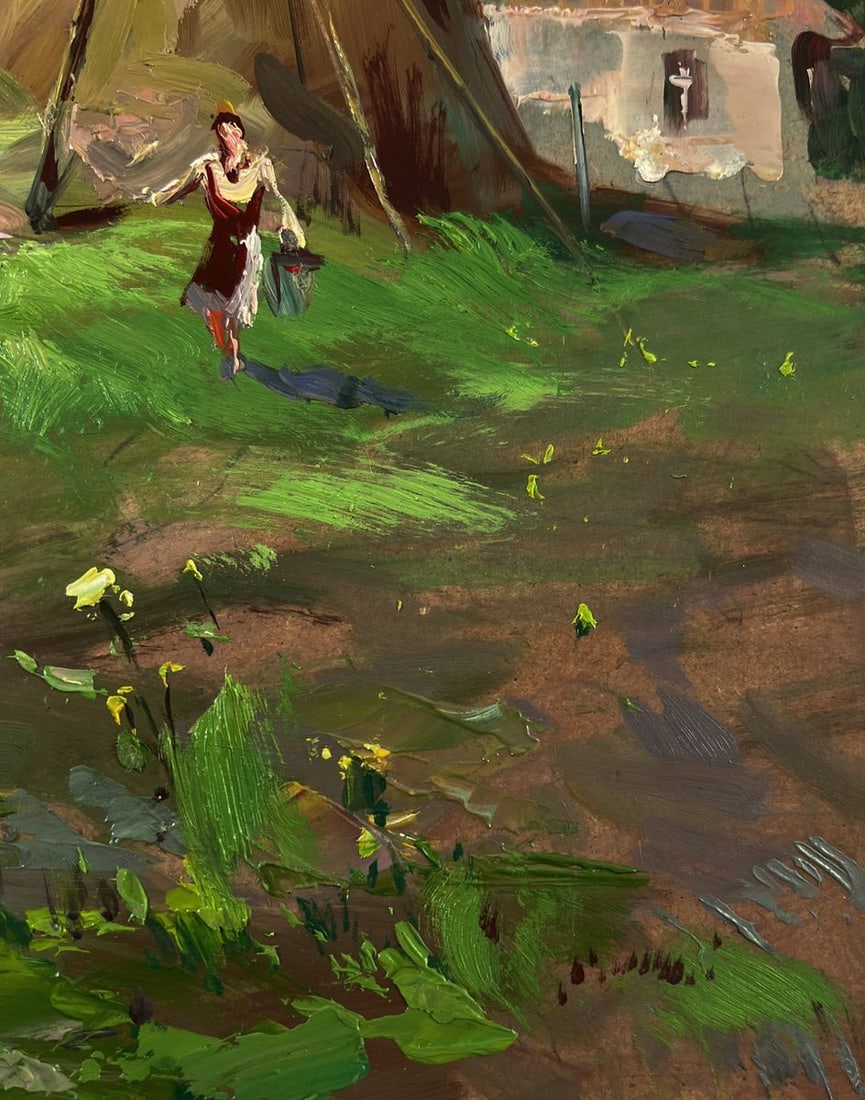 Oil painting A quiet village corner Yuriy Suprunchuk - 9