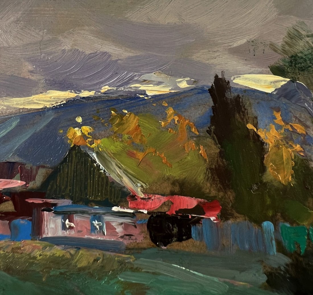 Oil painting A quiet village corner Yuriy Suprunchuk - 5