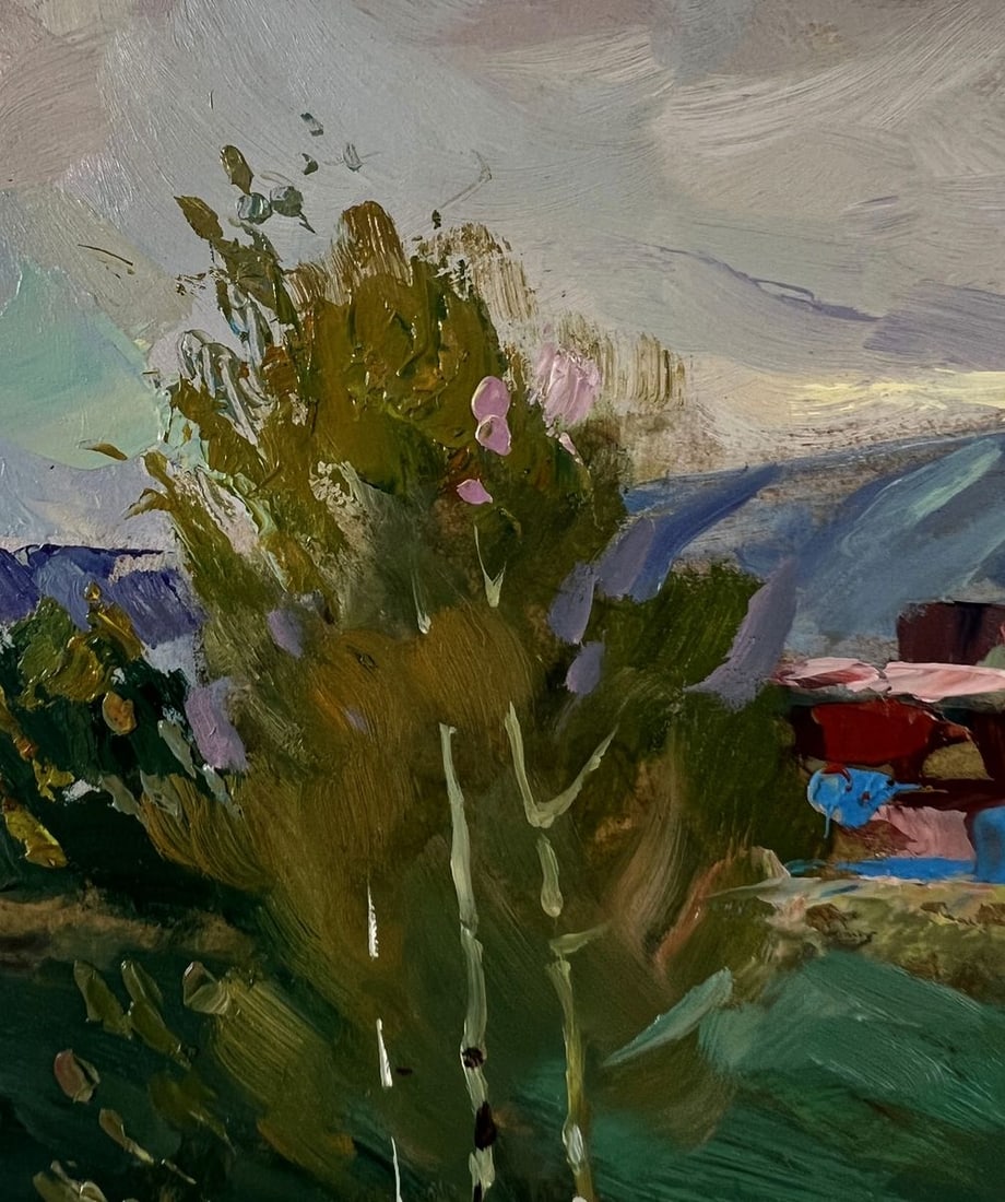 Oil painting A quiet village corner Yuriy Suprunchuk - 6