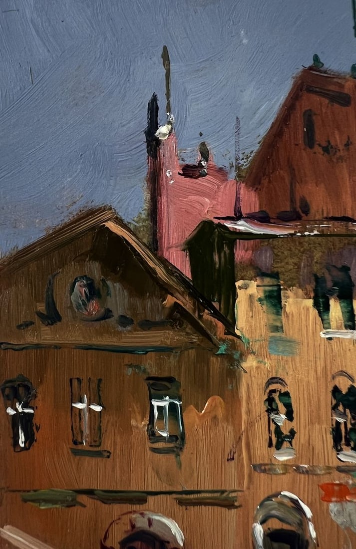 Oil painting Venetian ferry boat Yuriy Suprunchuk - 5